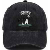 Gangster Til The Pants Start Walkin Nightcrawler Washed Cotton Baseball Cap Funny Cryptid Hunter