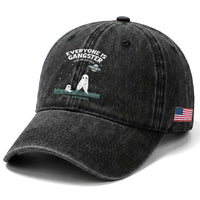 Gangster Til The Pants Start Walkin Nightcrawler Washed Cotton Baseball Cap Funny Cryptid Hunter