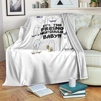 Its The Fresno Nightcrawler Baby Throw Blanket Funny Cryptid Skate Style Gift - Wonder Print Shop