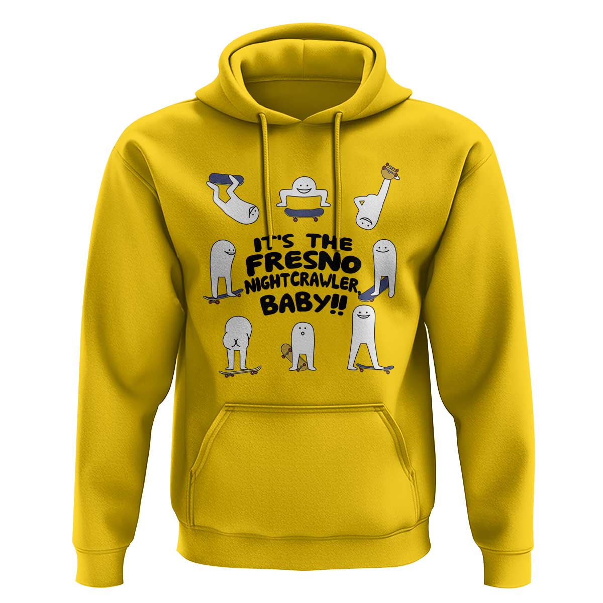 Its The Fresno Nightcrawler Baby Hoodie Funny Cryptid Skate Style Gift - Wonder Print Shop