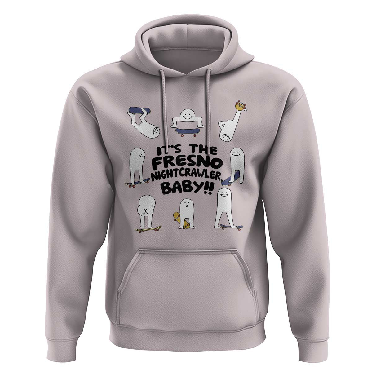 Its The Fresno Nightcrawler Baby Hoodie Funny Cryptid Skate Style Gift - Wonder Print Shop
