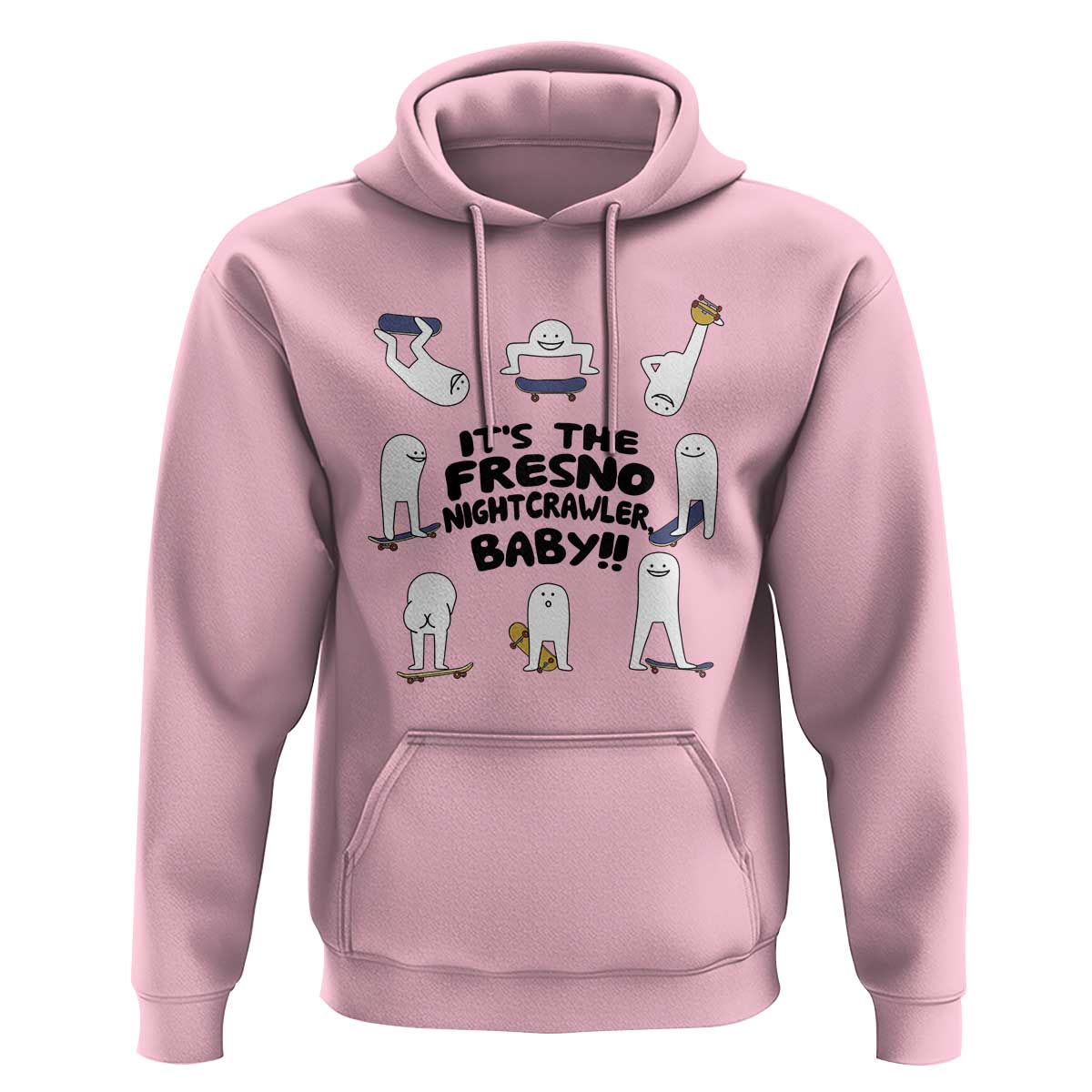Its The Fresno Nightcrawler Baby Hoodie Funny Cryptid Skate Style Gift - Wonder Print Shop