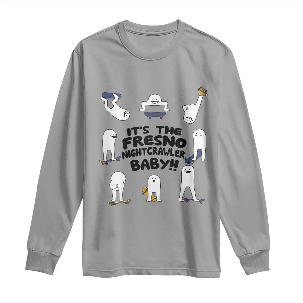 Its The Fresno Nightcrawler Baby Long Sleeve Shirt Funny Cryptid Skate Style Gift - Wonder Print Shop
