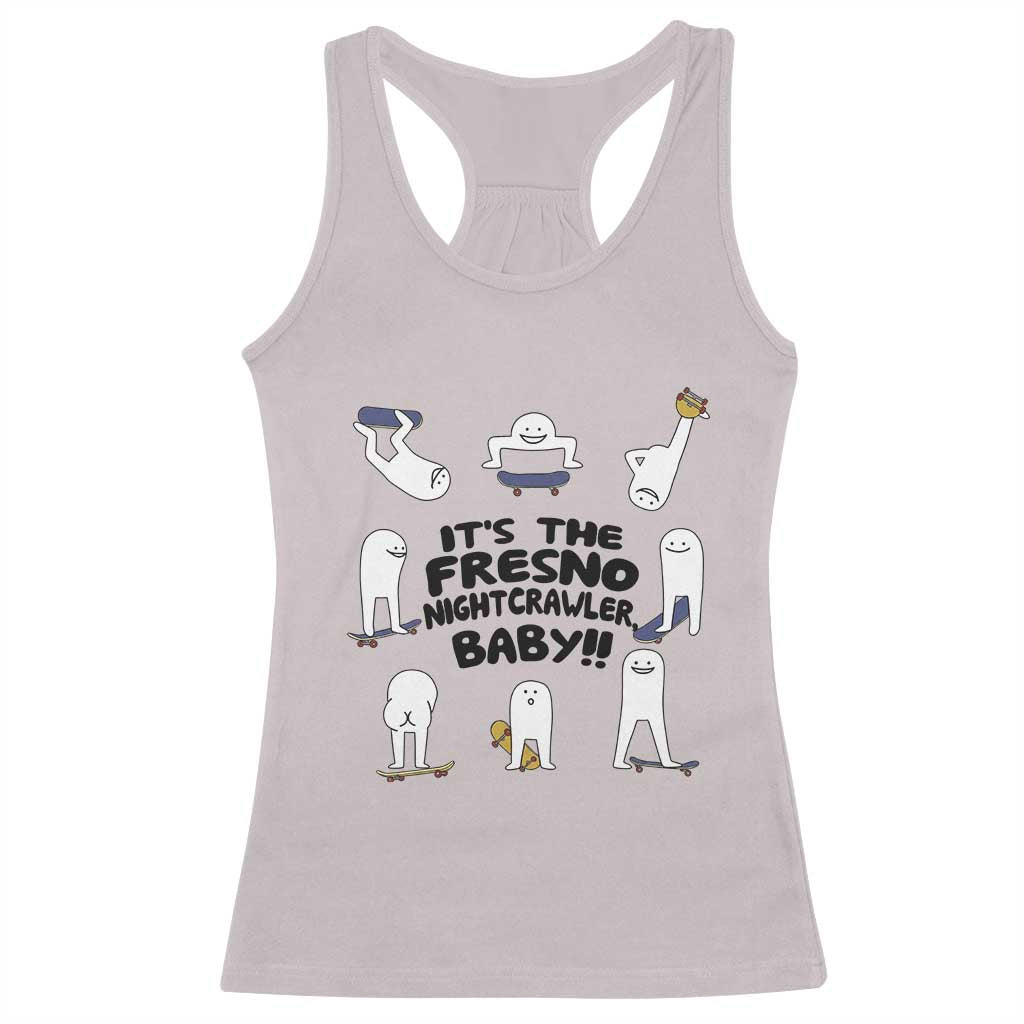 Its The Fresno Nightcrawler Baby Racerback Tank Top Funny Cryptid Skate Style Gift - Wonder Print Shop