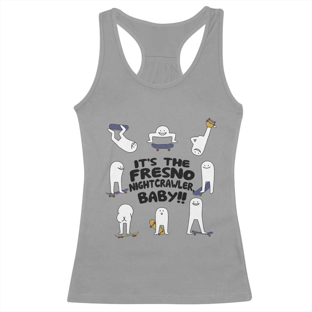 Its The Fresno Nightcrawler Baby Racerback Tank Top Funny Cryptid Skate Style Gift - Wonder Print Shop