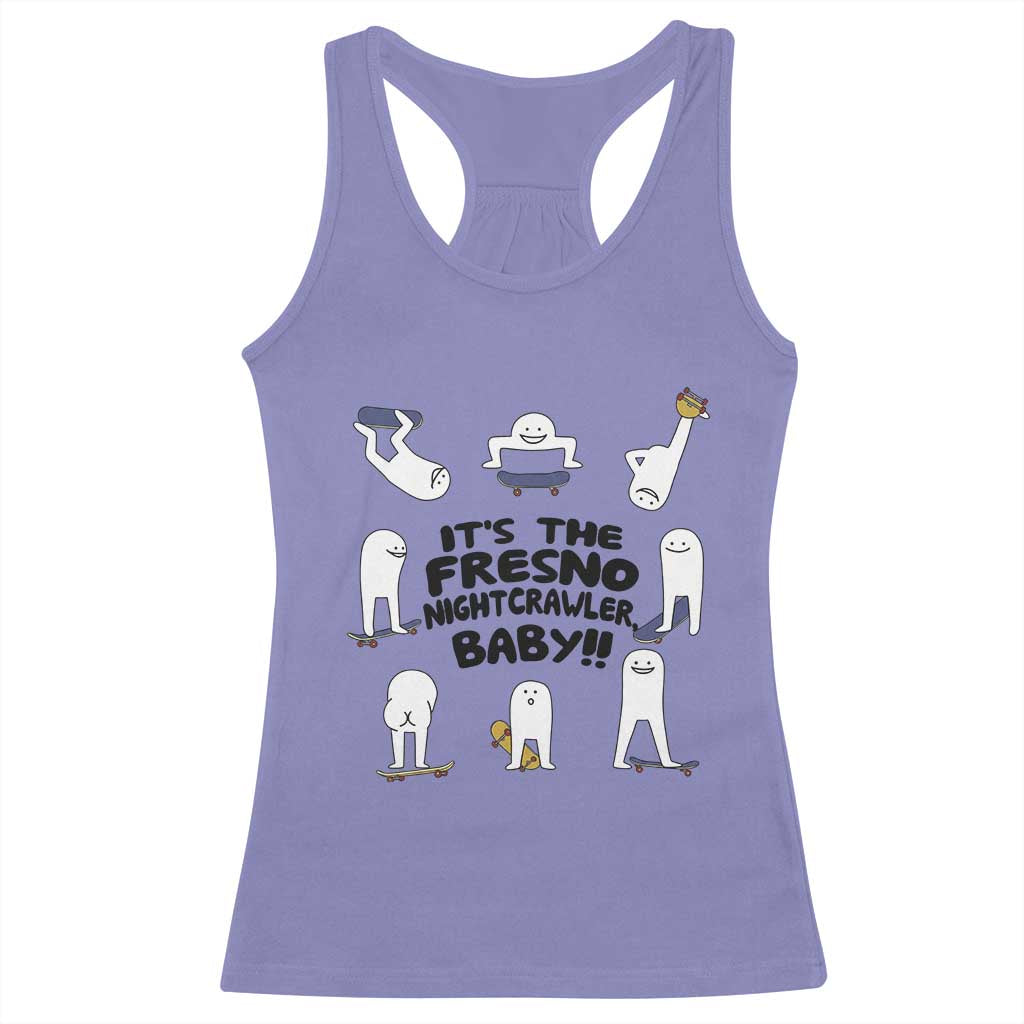 Its The Fresno Nightcrawler Baby Racerback Tank Top Funny Cryptid Skate Style Gift - Wonder Print Shop