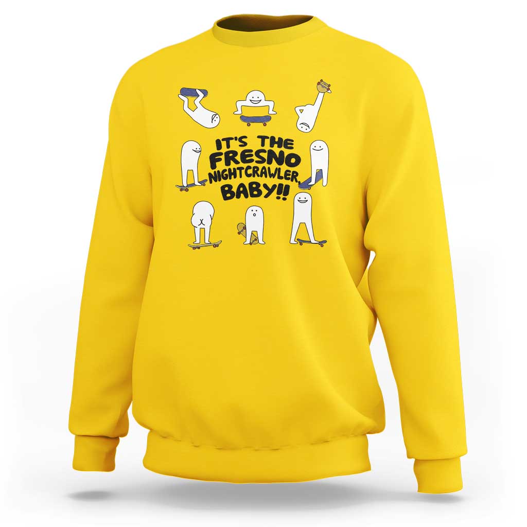 Its The Fresno Nightcrawler Baby Sweatshirt Funny Cryptid Skate Style Gift - Wonder Print Shop
