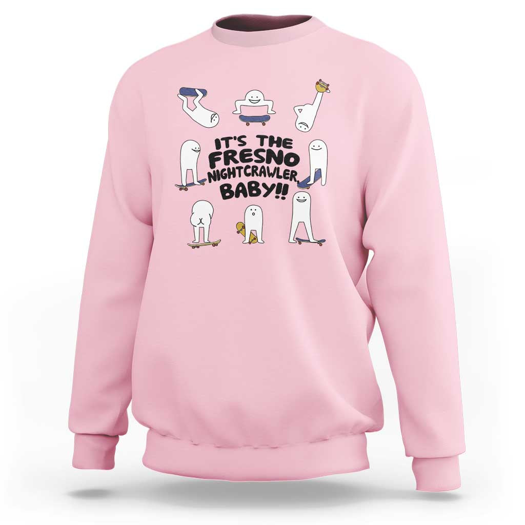 Its The Fresno Nightcrawler Baby Sweatshirt Funny Cryptid Skate Style Gift - Wonder Print Shop