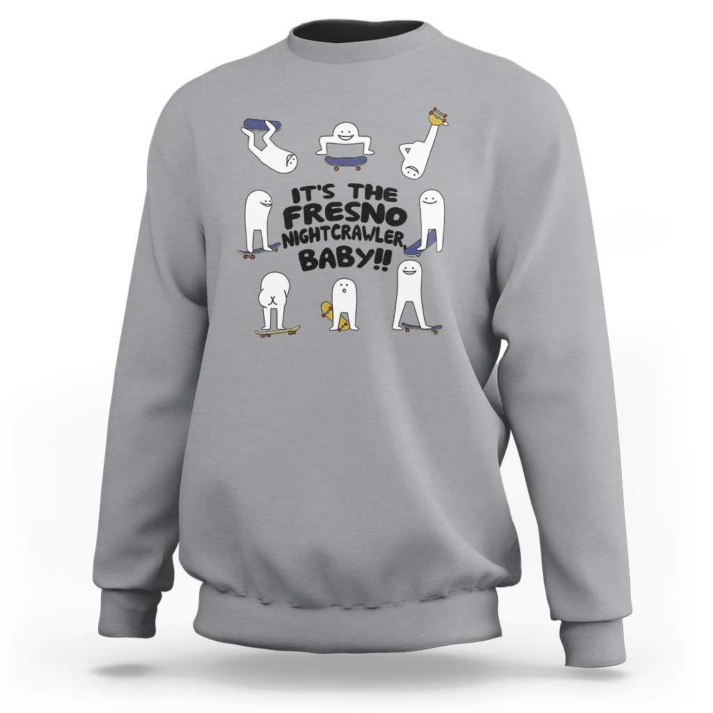 Its The Fresno Nightcrawler Baby Sweatshirt Funny Cryptid Skate Style Gift - Wonder Print Shop