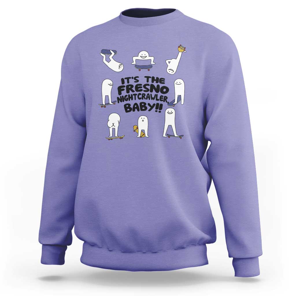 Its The Fresno Nightcrawler Baby Sweatshirt Funny Cryptid Skate Style Gift - Wonder Print Shop