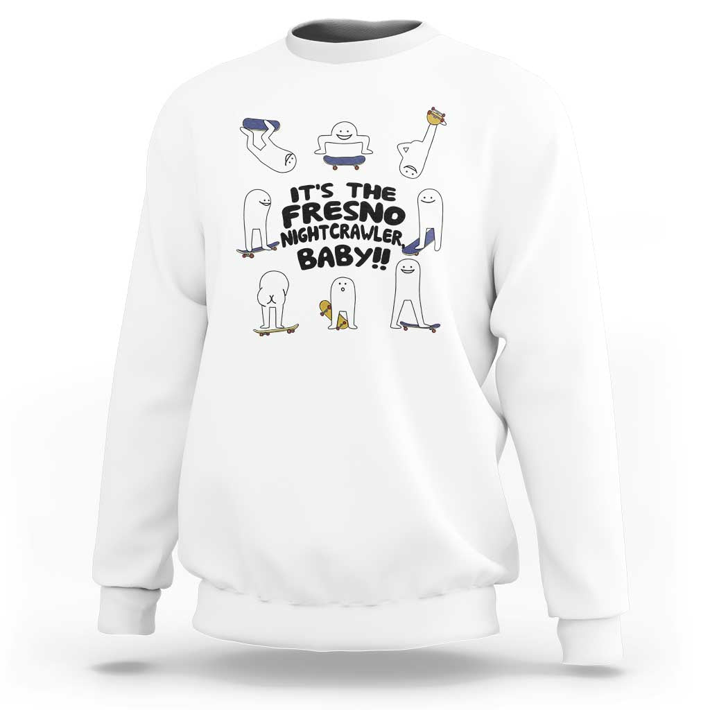 Its The Fresno Nightcrawler Baby Sweatshirt Funny Cryptid Skate Style Gift - Wonder Print Shop
