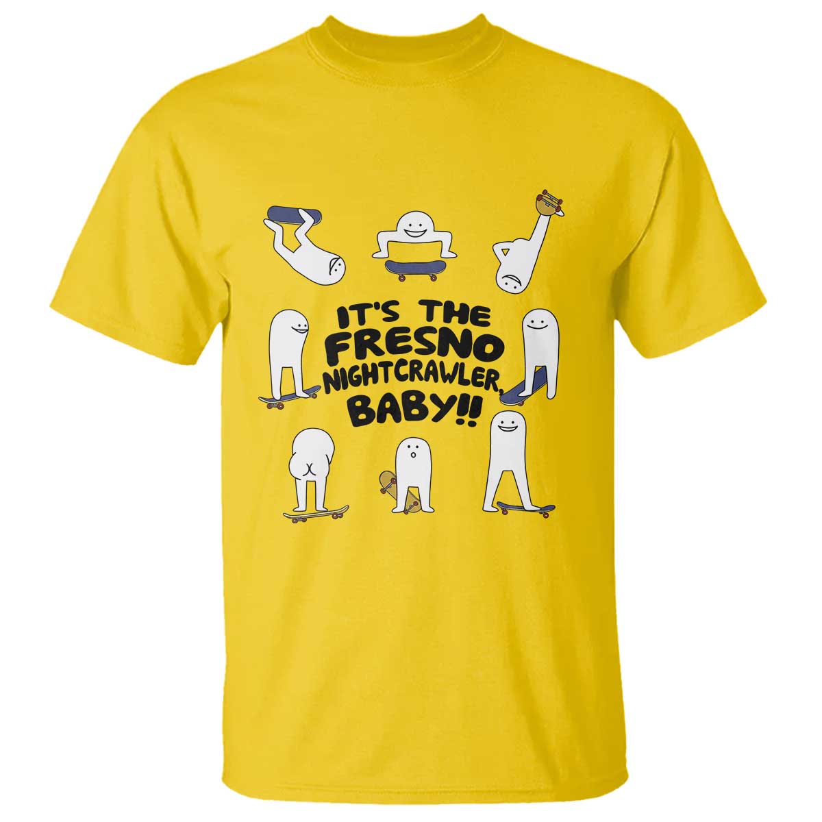 Its The Fresno Nightcrawler Baby T Shirt Funny Cryptid Skate Style Gift - Wonder Print Shop