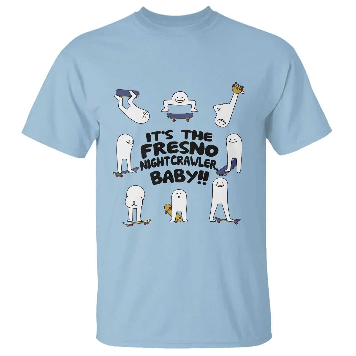Its The Fresno Nightcrawler Baby T Shirt Funny Cryptid Skate Style Gift - Wonder Print Shop
