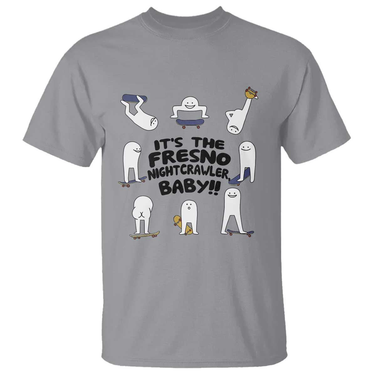 Its The Fresno Nightcrawler Baby T Shirt Funny Cryptid Skate Style Gift - Wonder Print Shop