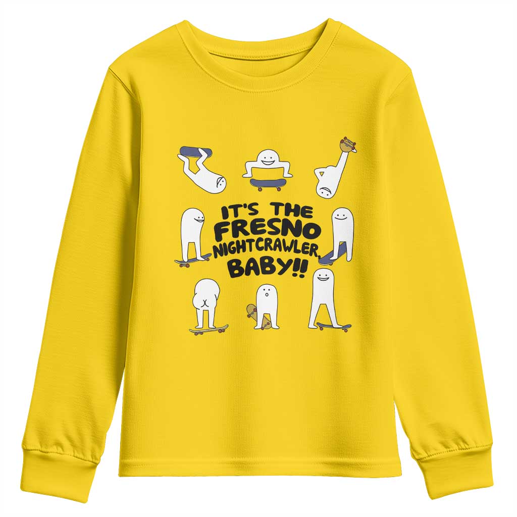 Its The Fresno Nightcrawler Baby Youth Sweatshirt Funny Cryptid Skate Style Gift - Wonder Print Shop