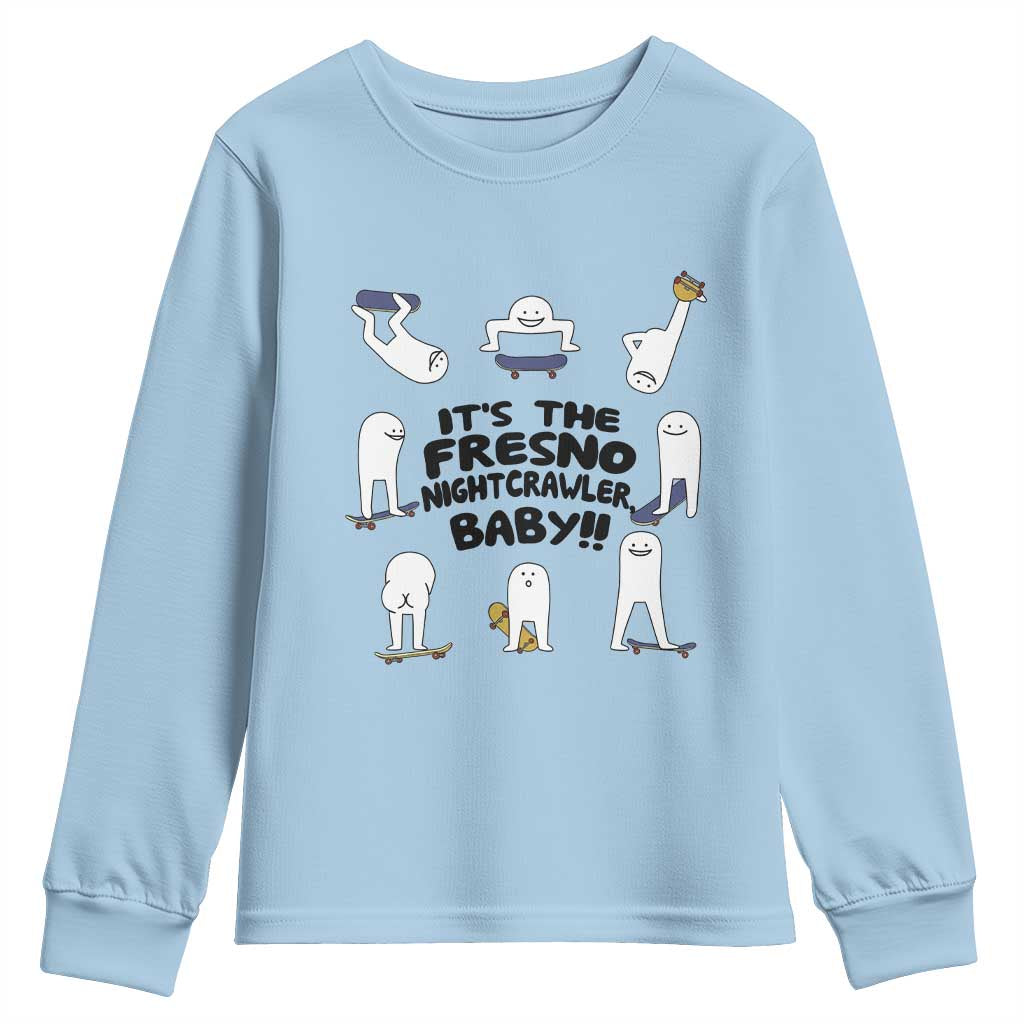 Its The Fresno Nightcrawler Baby Youth Sweatshirt Funny Cryptid Skate Style Gift - Wonder Print Shop