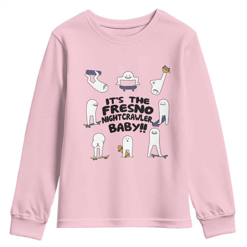 Its The Fresno Nightcrawler Baby Youth Sweatshirt Funny Cryptid Skate Style Gift - Wonder Print Shop