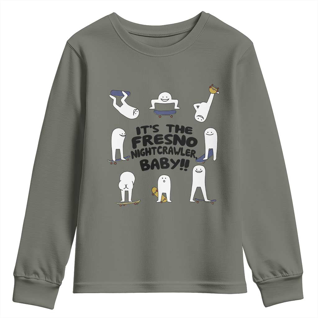 Its The Fresno Nightcrawler Baby Youth Sweatshirt Funny Cryptid Skate Style Gift - Wonder Print Shop