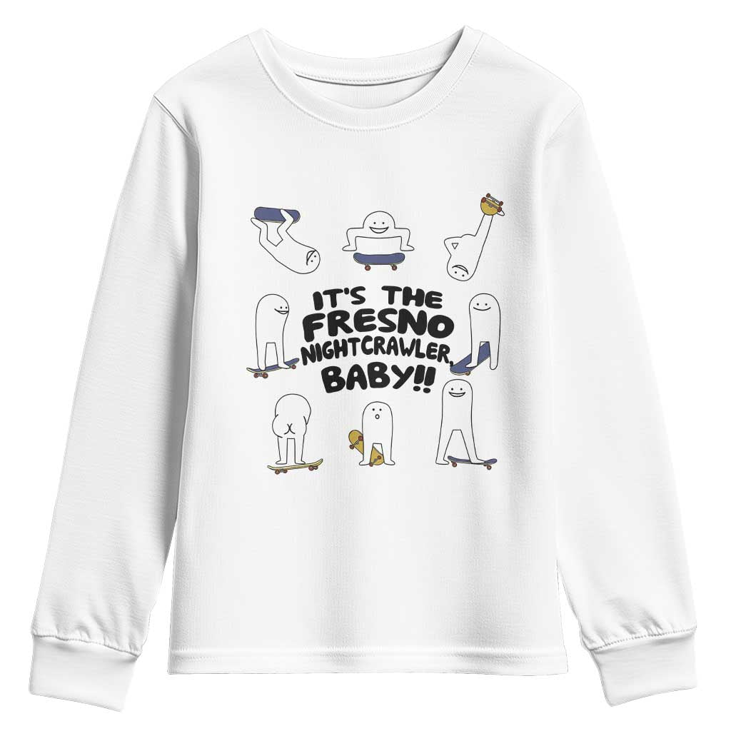 Its The Fresno Nightcrawler Baby Youth Sweatshirt Funny Cryptid Skate Style Gift - Wonder Print Shop