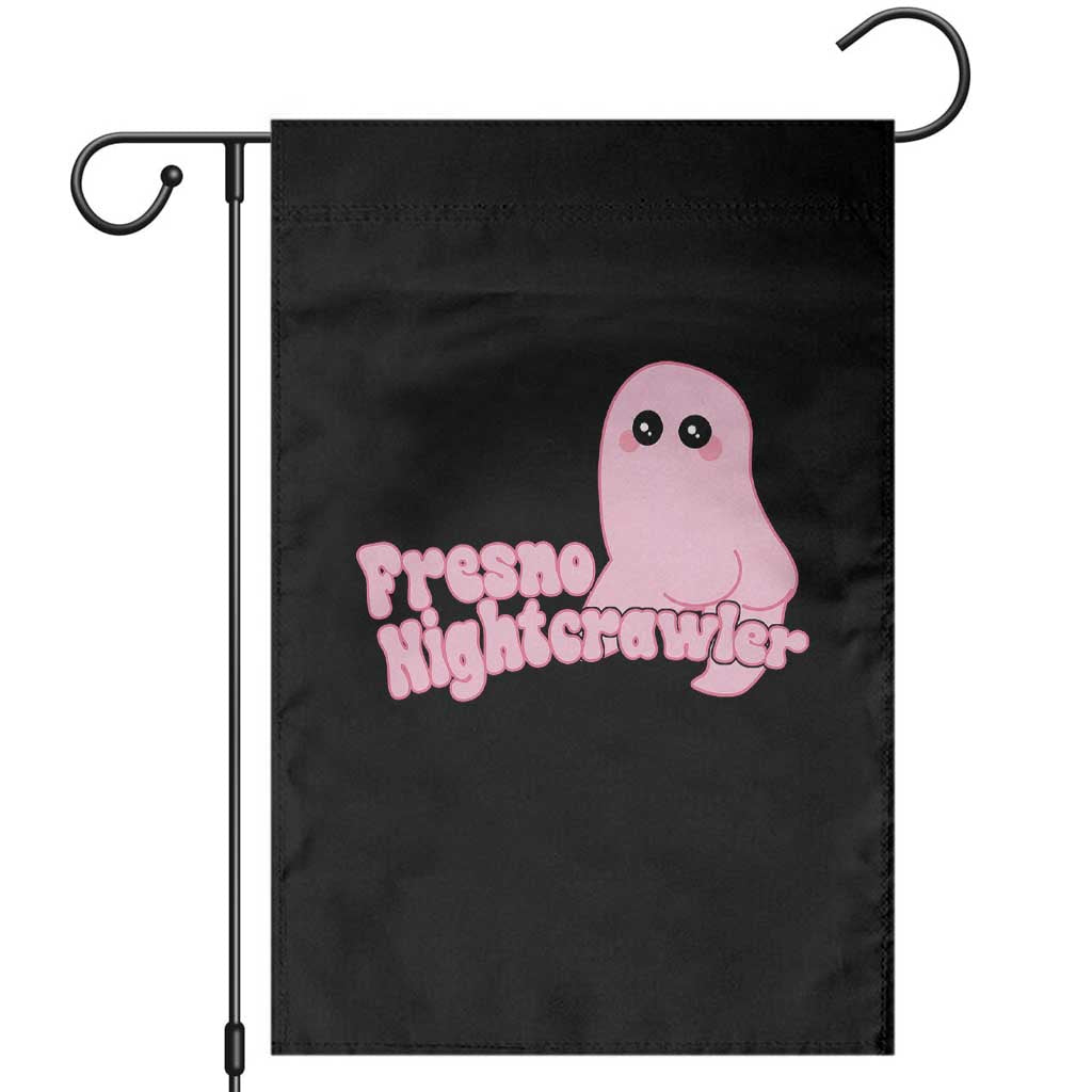 Pink Fresno Nightcrawler Garden Flag Cryptidcore Aesthetic Gift For Girl - Wonder Print Shop