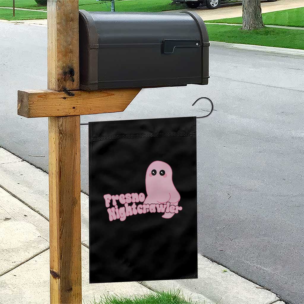 Pink Fresno Nightcrawler Garden Flag Cryptidcore Aesthetic Gift For Girl - Wonder Print Shop