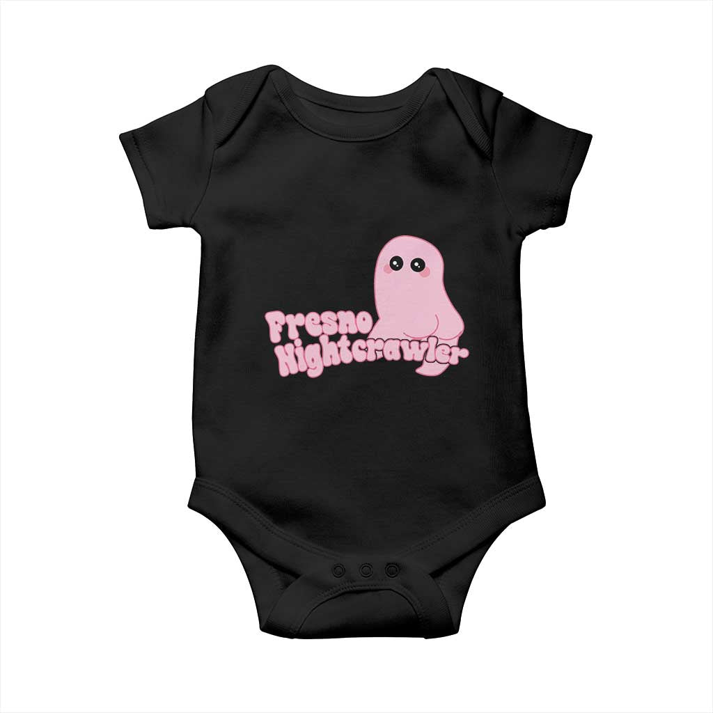 Pink Fresno Nightcrawler Baby Onesie Cryptidcore Aesthetic Gift For Girl - Wonder Print Shop