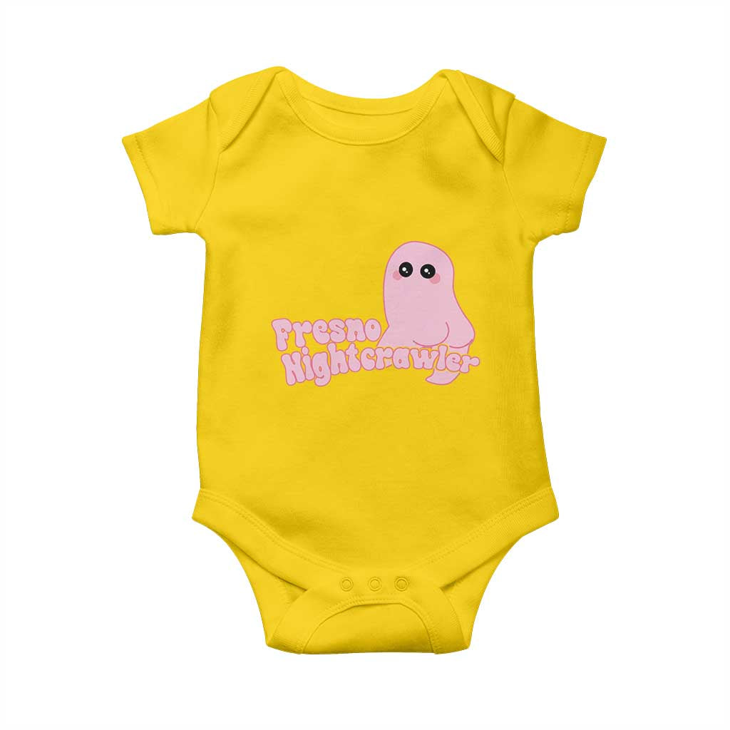 Pink Fresno Nightcrawler Baby Onesie Cryptidcore Aesthetic Gift For Girl - Wonder Print Shop