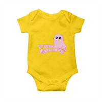 Pink Fresno Nightcrawler Baby Onesie Cryptidcore Aesthetic Gift For Girl - Wonder Print Shop