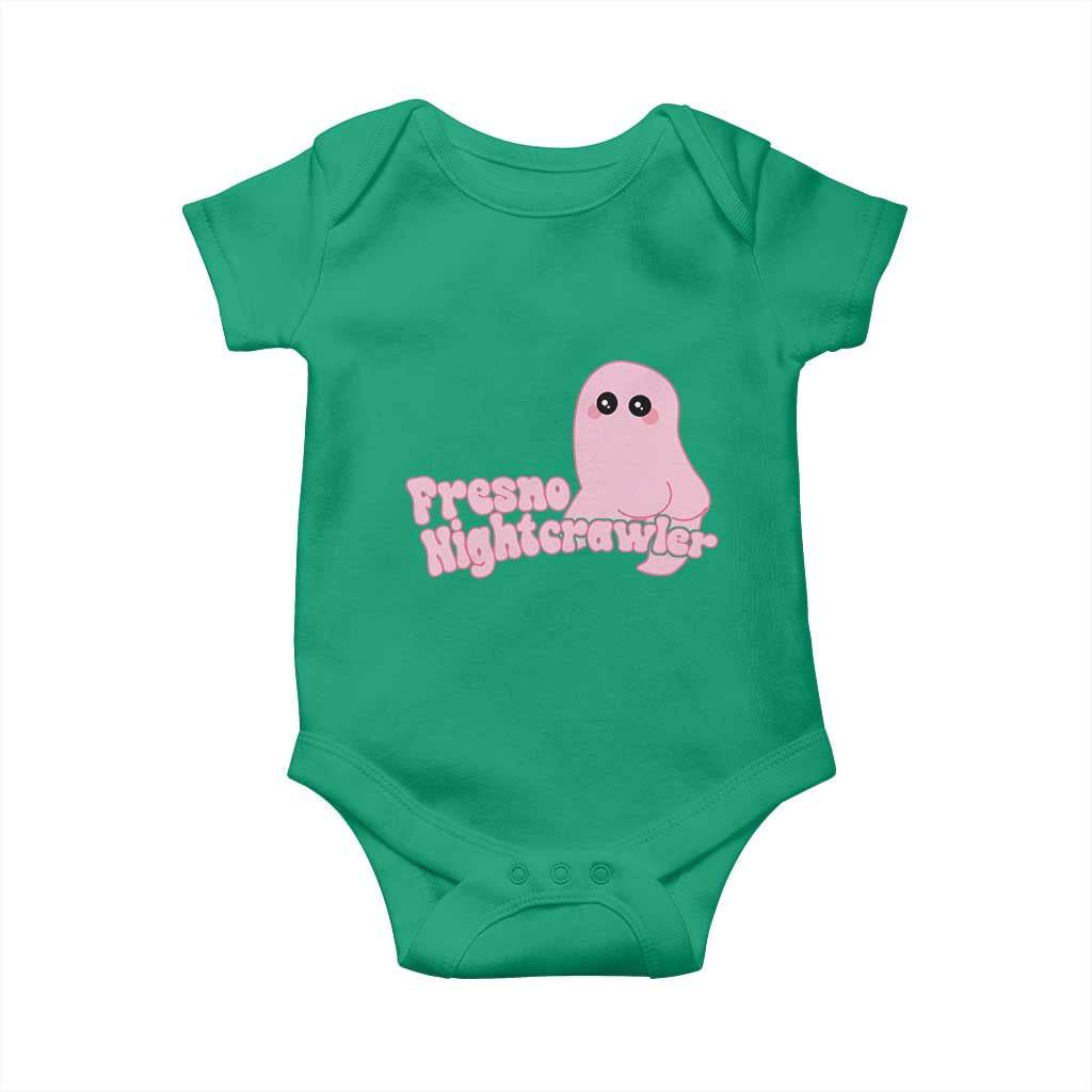 Pink Fresno Nightcrawler Baby Onesie Cryptidcore Aesthetic Gift For Girl - Wonder Print Shop