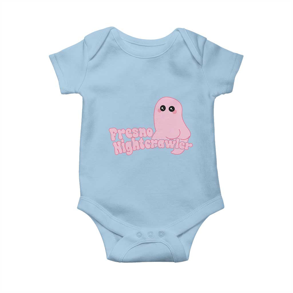 Pink Fresno Nightcrawler Baby Onesie Cryptidcore Aesthetic Gift For Girl - Wonder Print Shop