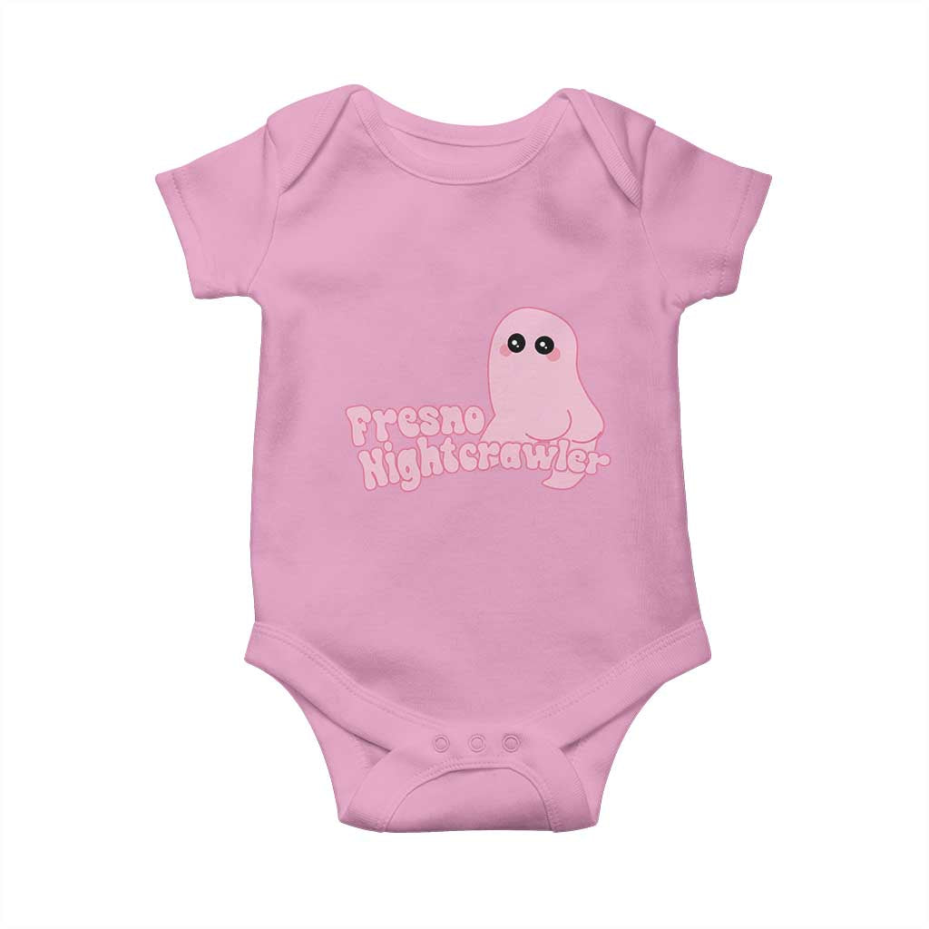 Pink Fresno Nightcrawler Baby Onesie Cryptidcore Aesthetic Gift For Girl - Wonder Print Shop
