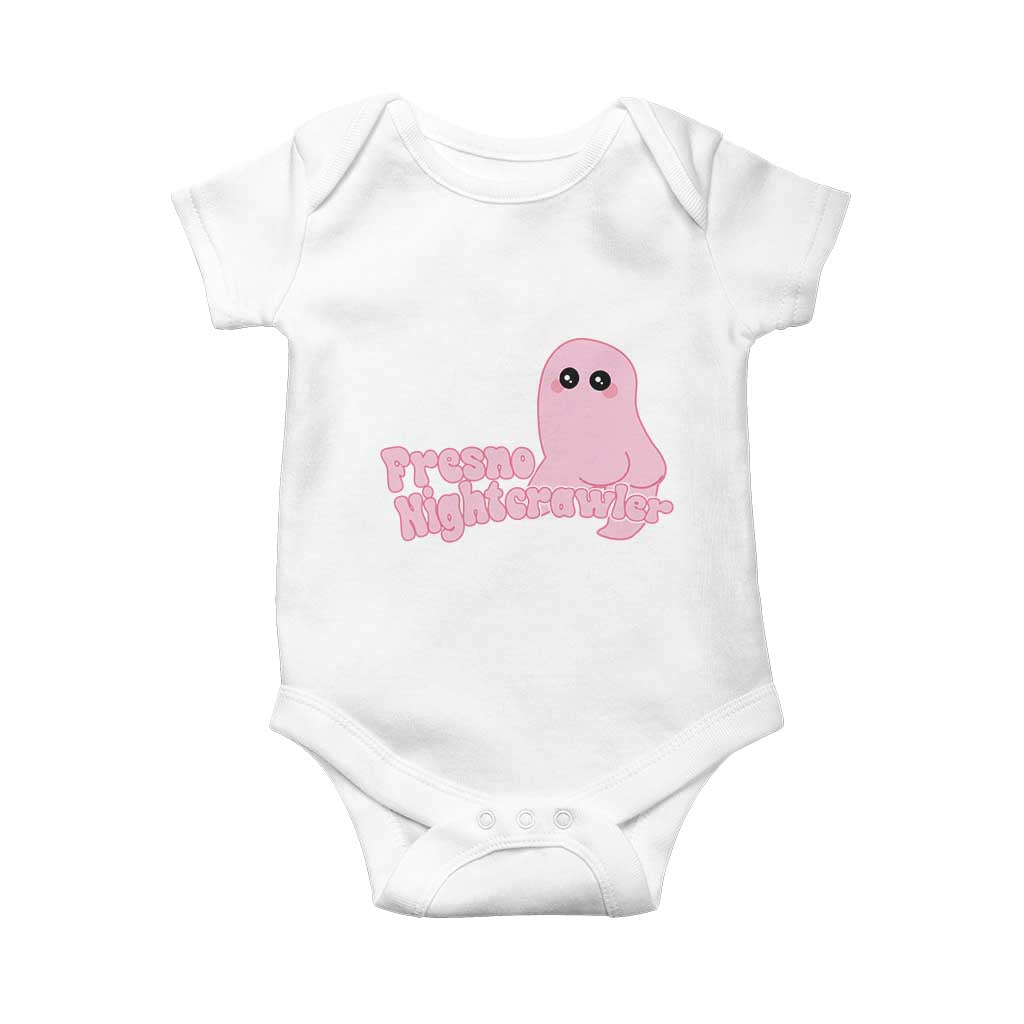 Pink Fresno Nightcrawler Baby Onesie Cryptidcore Aesthetic Gift For Girl - Wonder Print Shop