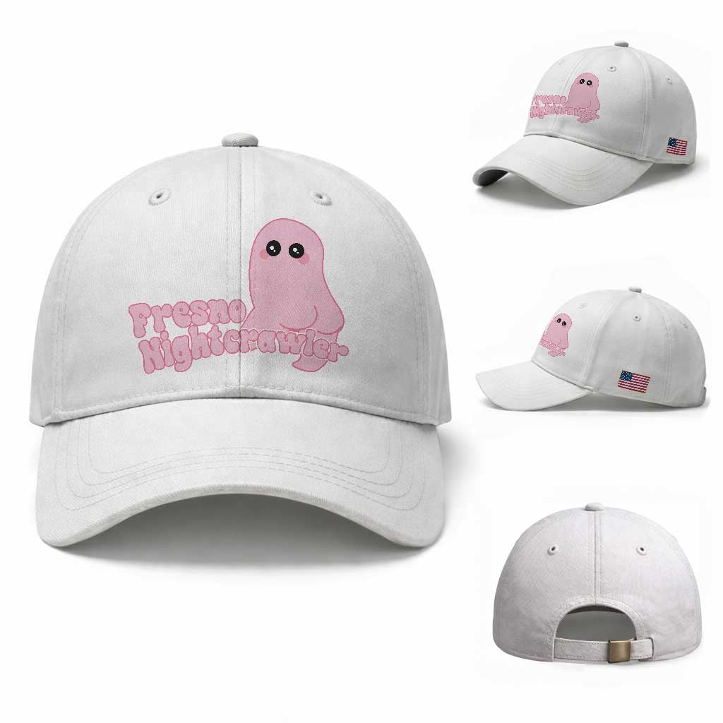 Pink Fresno Nightcrawler Baseball Cap Cryptidcore Aesthetic Gift For Girl