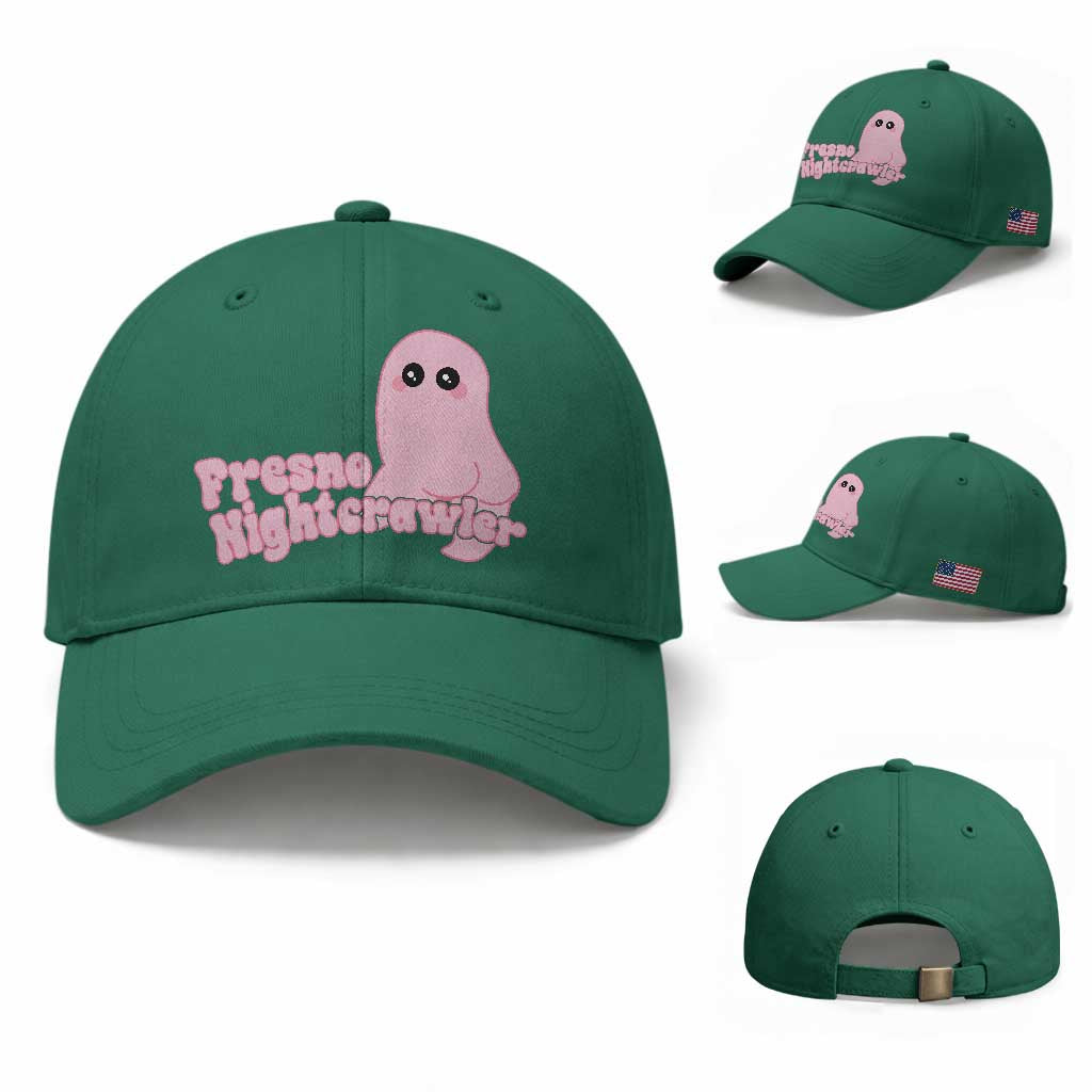 Pink Fresno Nightcrawler Baseball Cap Cryptidcore Aesthetic Gift For Girl