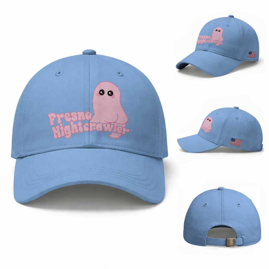 Pink Fresno Nightcrawler Baseball Cap Cryptidcore Aesthetic Gift For Girl