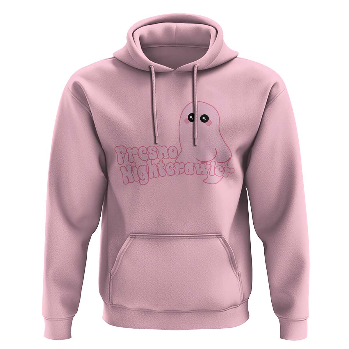 Pink Fresno Nightcrawler Hoodie Cryptidcore Aesthetic Gift For Girl - Wonder Print Shop