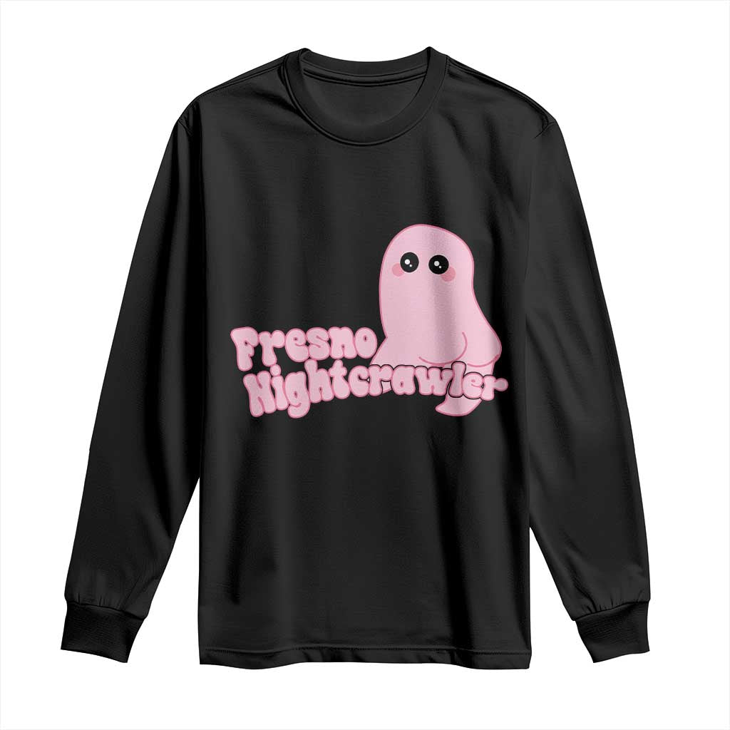 Pink Fresno Nightcrawler Long Sleeve Shirt Cryptidcore Aesthetic Gift For Girl - Wonder Print Shop
