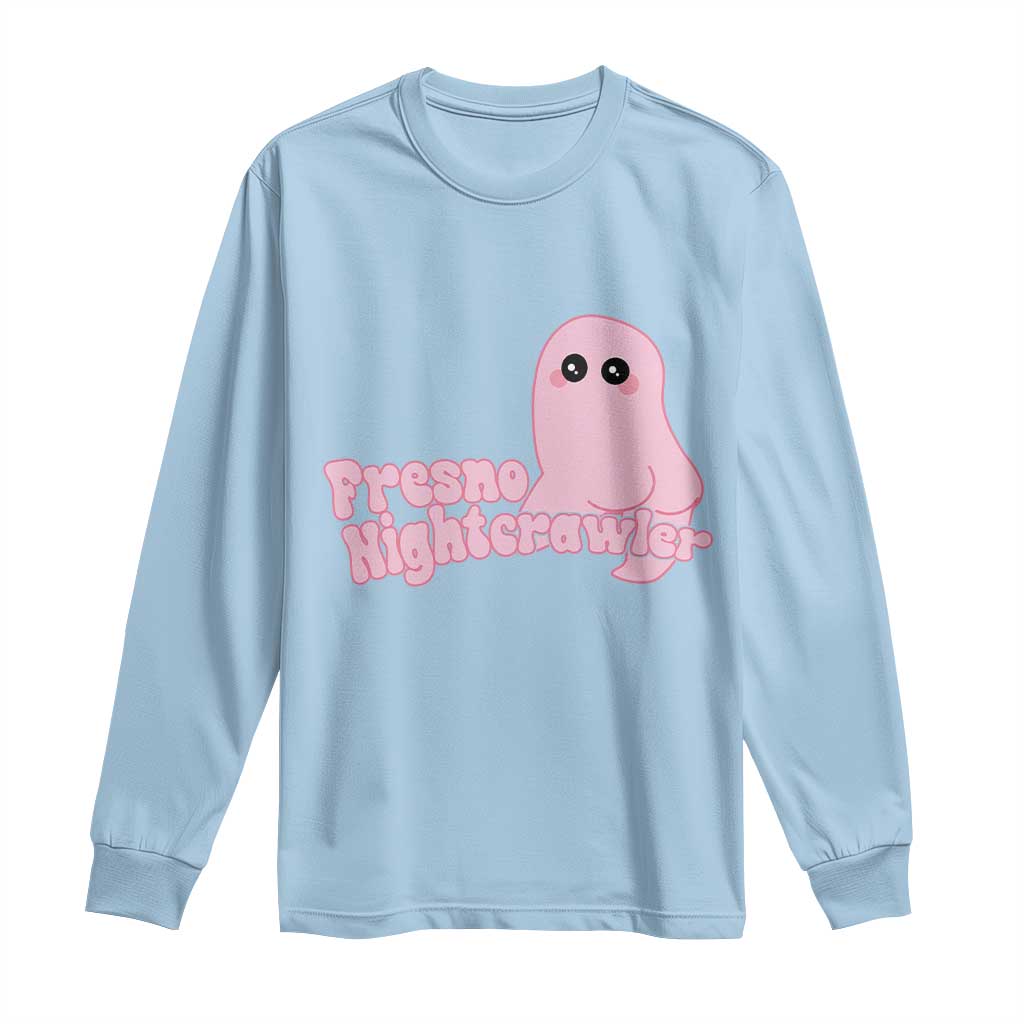 Pink Fresno Nightcrawler Long Sleeve Shirt Cryptidcore Aesthetic Gift For Girl - Wonder Print Shop