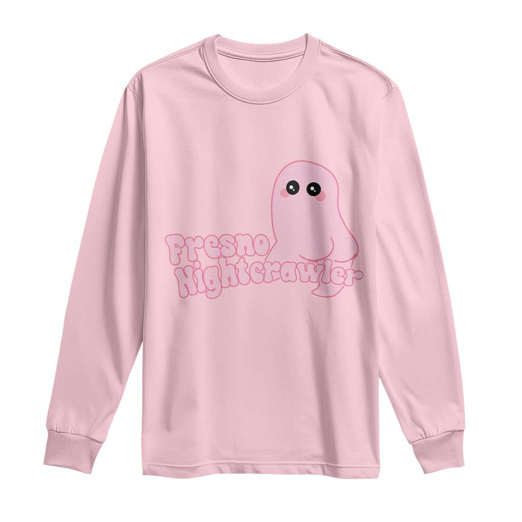 Pink Fresno Nightcrawler Long Sleeve Shirt Cryptidcore Aesthetic Gift For Girl - Wonder Print Shop