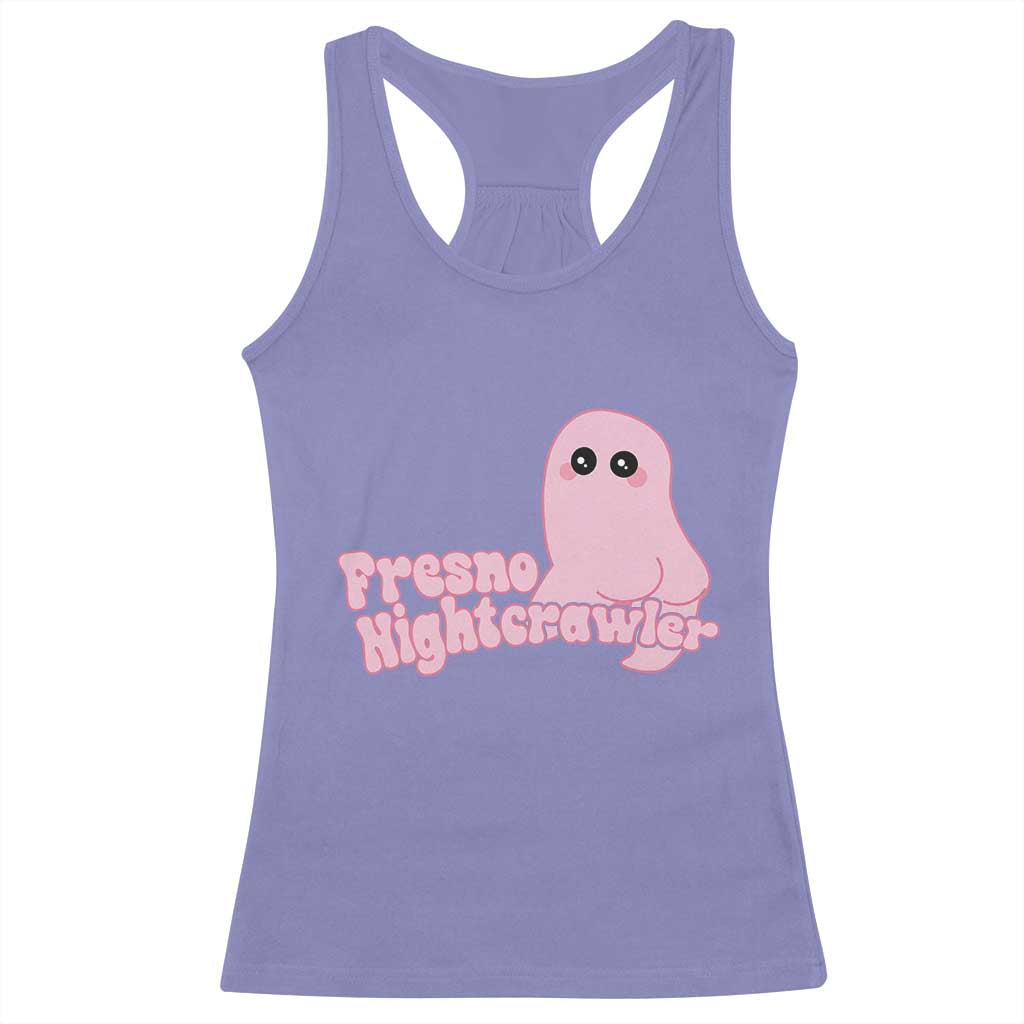 Pink Fresno Nightcrawler Racerback Tank Top Cryptidcore Aesthetic Gift For Girl - Wonder Print Shop