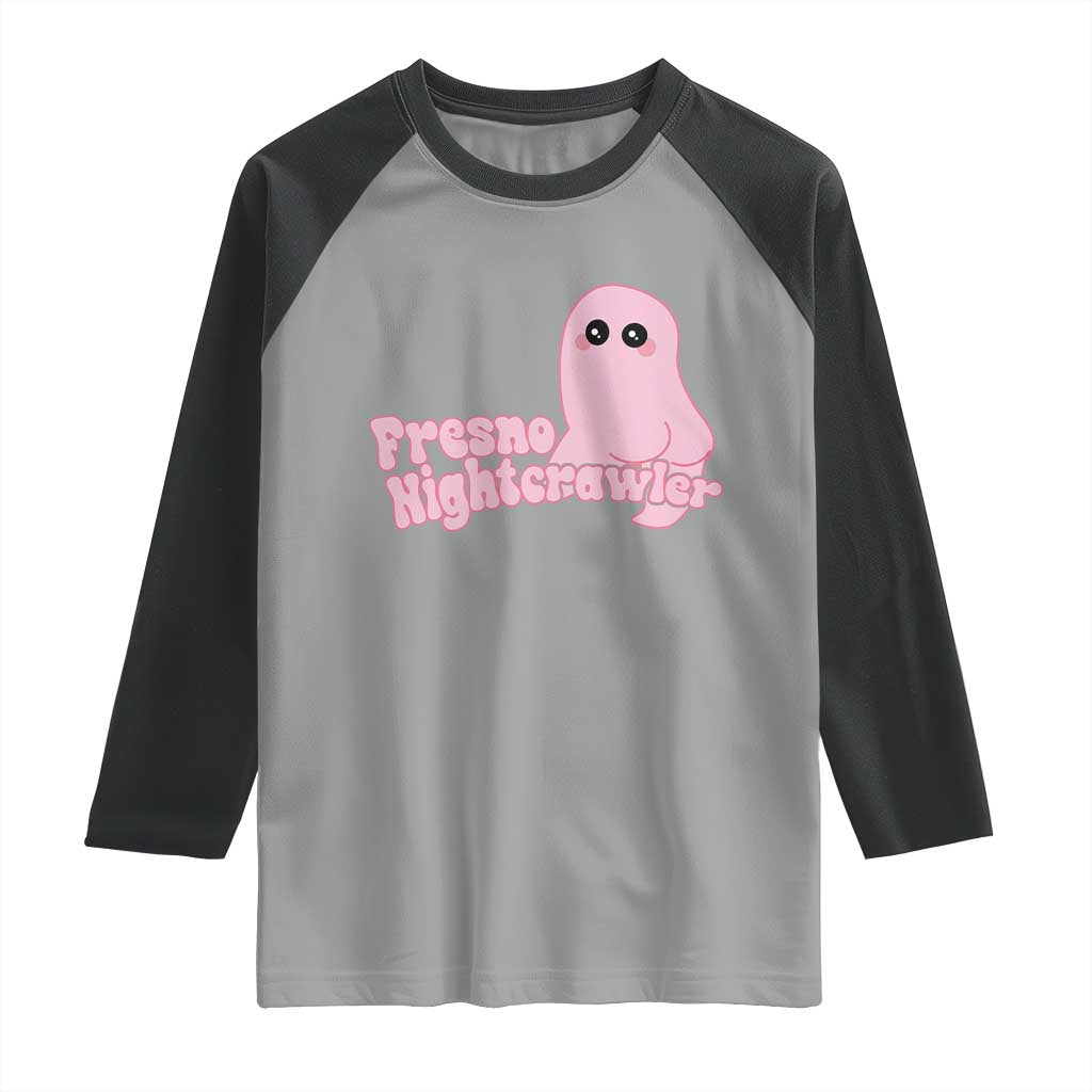 Pink Fresno Nightcrawler Raglan Shirt Cryptidcore Aesthetic Gift For Girl - Wonder Print Shop