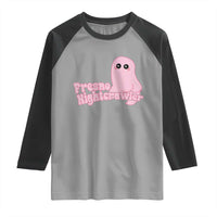 Pink Fresno Nightcrawler Raglan Shirt Cryptidcore Aesthetic Gift For Girl - Wonder Print Shop