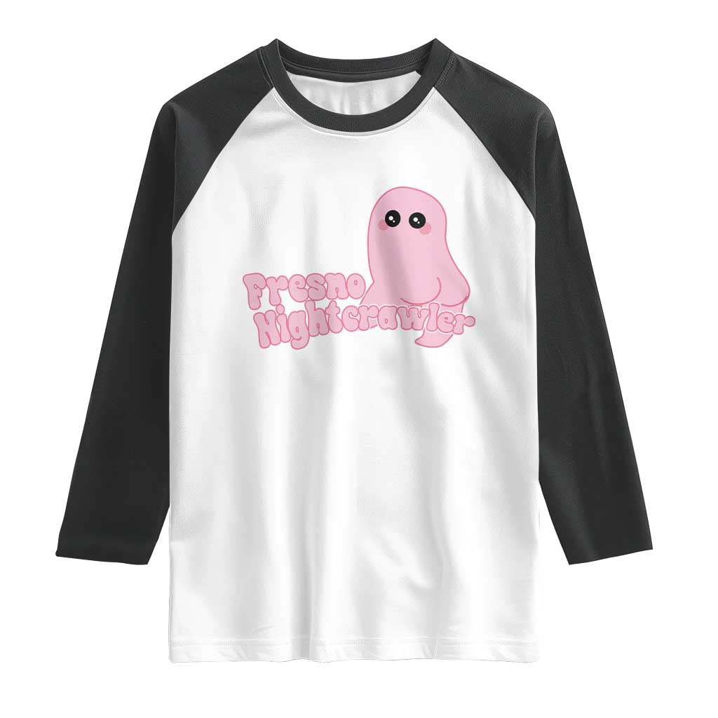 Pink Fresno Nightcrawler Raglan Shirt Cryptidcore Aesthetic Gift For Girl - Wonder Print Shop
