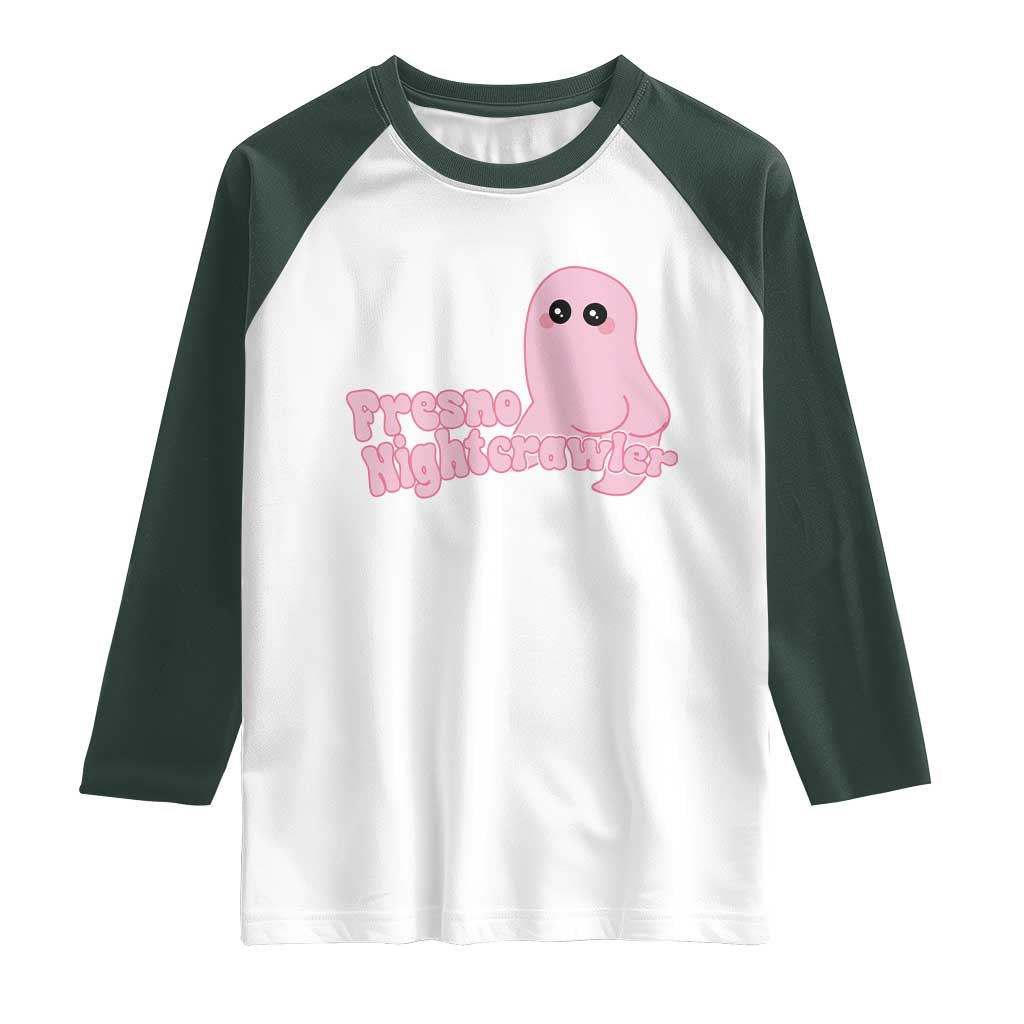 Pink Fresno Nightcrawler Raglan Shirt Cryptidcore Aesthetic Gift For Girl - Wonder Print Shop