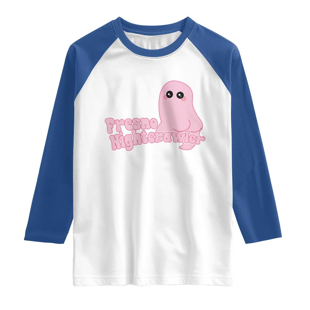 Pink Fresno Nightcrawler Raglan Shirt Cryptidcore Aesthetic Gift For Girl - Wonder Print Shop