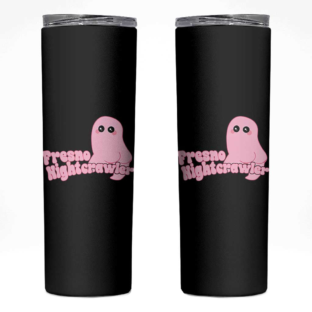 Pink Fresno Nightcrawler Skinny Tumbler Cryptidcore Aesthetic Gift For Girl - Wonder Print Shop