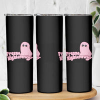 Pink Fresno Nightcrawler Skinny Tumbler Cryptidcore Aesthetic Gift For Girl - Wonder Print Shop