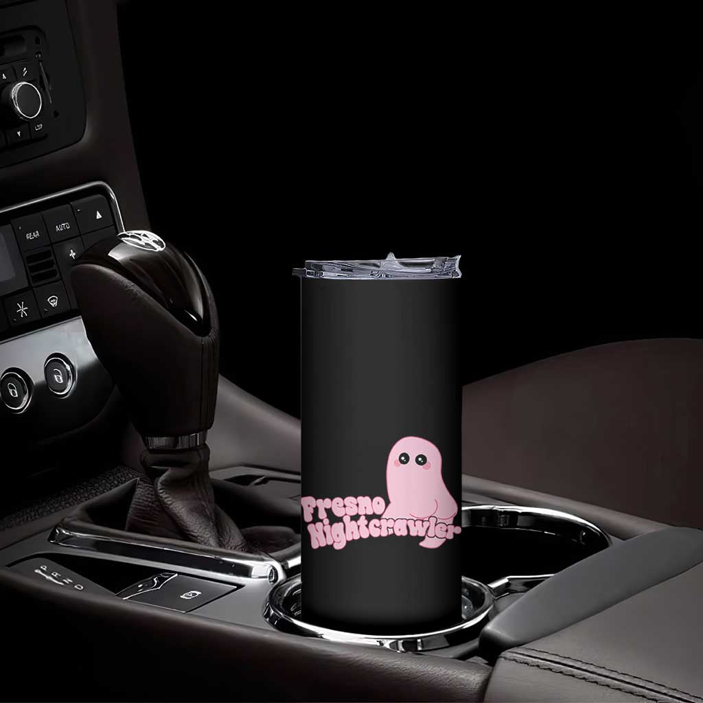 Pink Fresno Nightcrawler Skinny Tumbler Cryptidcore Aesthetic Gift For Girl - Wonder Print Shop