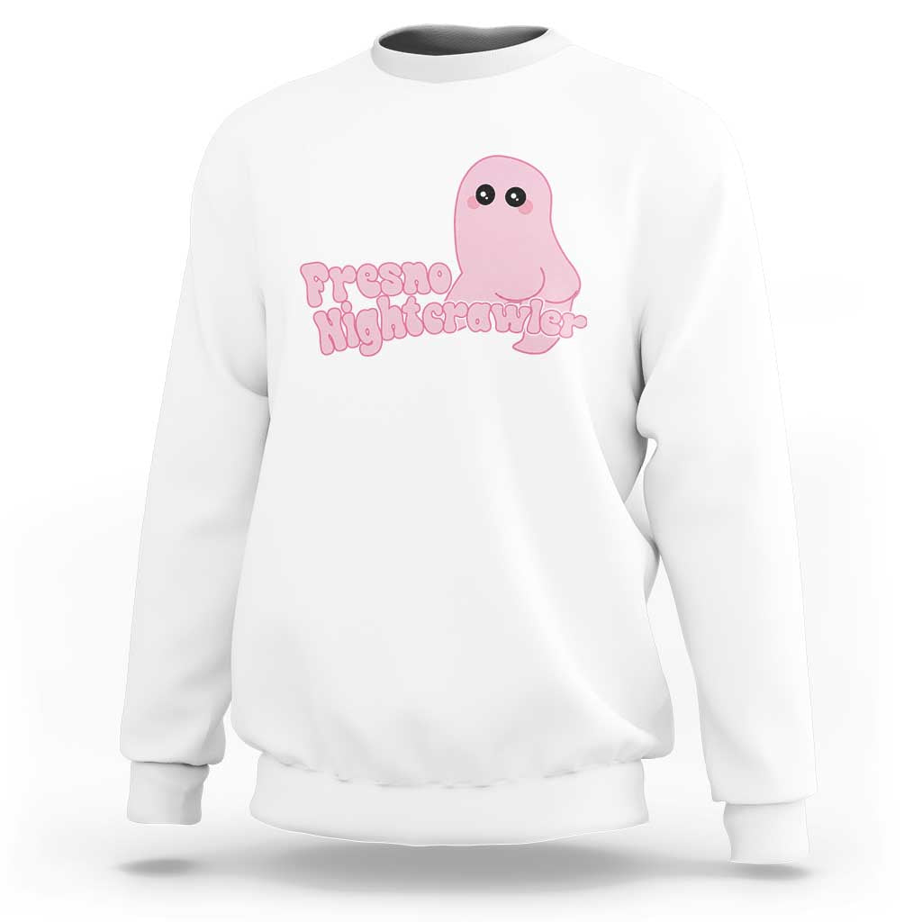 Pink Fresno Nightcrawler Sweatshirt Cryptidcore Aesthetic Gift For Girl - Wonder Print Shop
