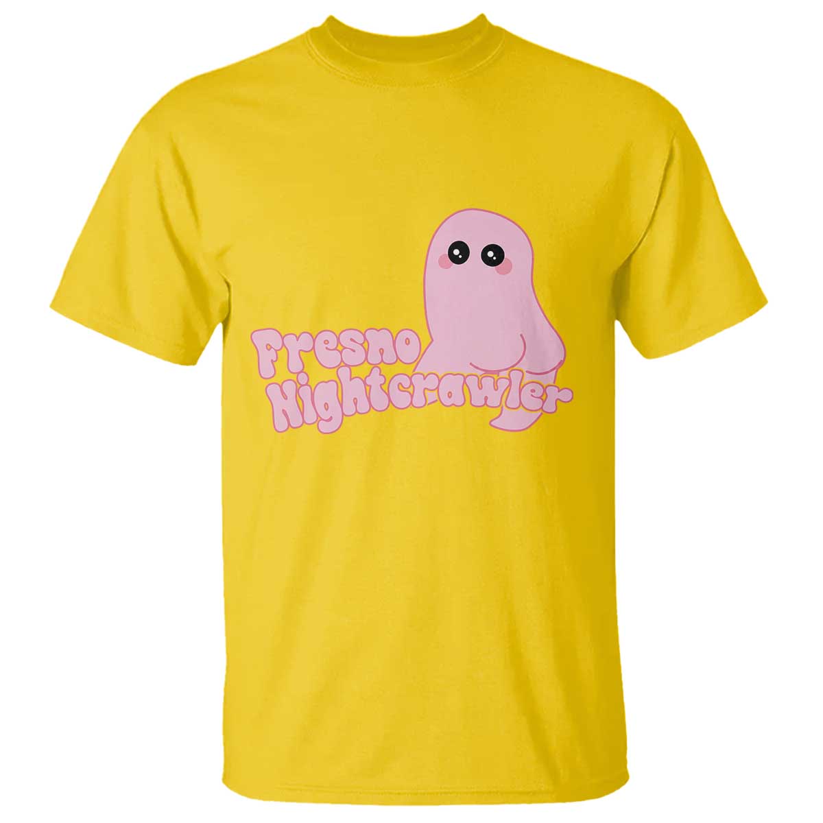 Pink Fresno Nightcrawler T Shirt Cryptidcore Aesthetic Gift For Girl - Wonder Print Shop